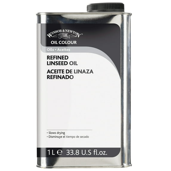 Winsor & Newton Refined Linseed Oil, 1L