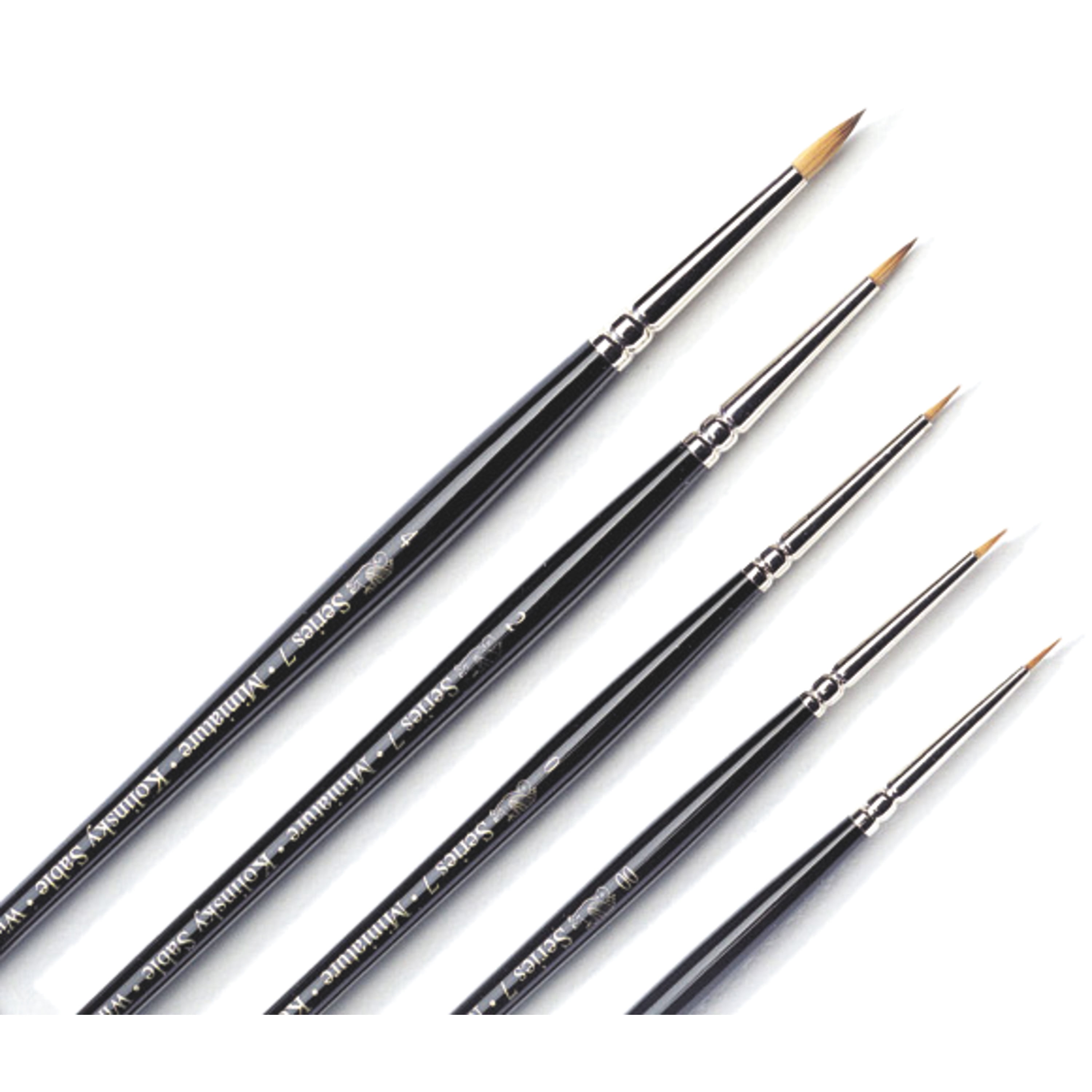 Kolinsky Sable Brushes Miniatures  Winsor Newton Watercolor Brushes -  Series 7 - Aliexpress