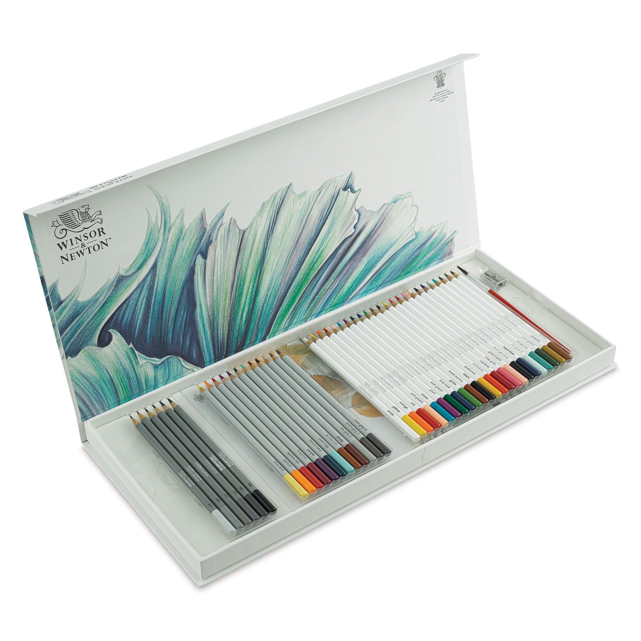 Winsor & Newton Studio Collection Mixed Pencil Box Set, 45 Pieces