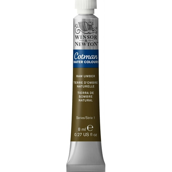 Winsor & Newton Watercolor Paints: raw umber, 8 milliliters