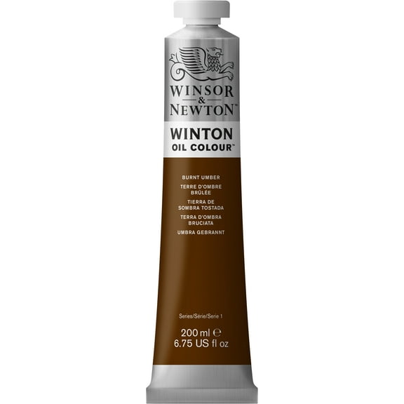 Winsor & Newton Winton Oil Color, 6.75 Ounce Tube, Burnt Umber