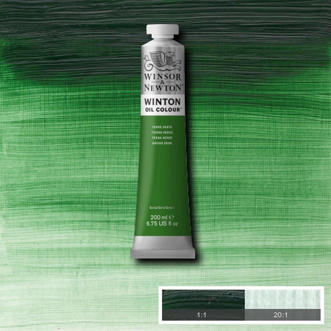 Winstone Color Winsor and Newton Winton Oil Colour 6.75 oz. Terre Verte - Walmart.com