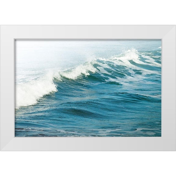 Winstanley, Ian 14x11 White Modern Wood Framed Museum Art Print Titled - White Oceans 66