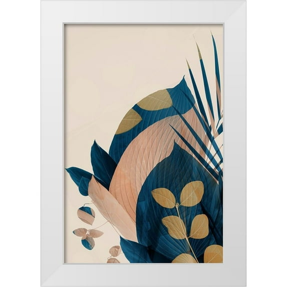 Winstanley, Ian 23x32 White Modern Wood Framed Museum Art Print Titled - Welcome to the Jungle 27