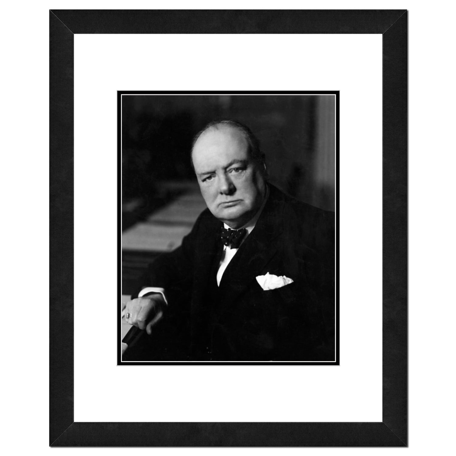 Winston Churchill Framed Photo by Photo File - Walmart.com