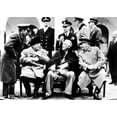 thumbnail image 1 of Winston Churchill, Franklin Roosevelt and Joseph Stalin at the Yalta Conference Photo Print  (10 x 8), 1 of 1
