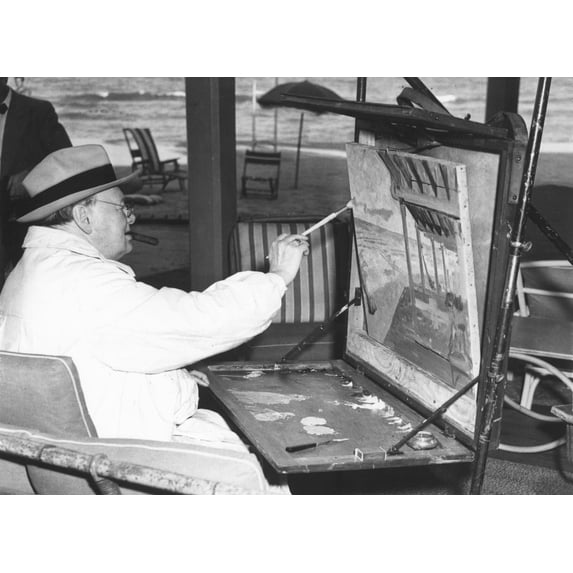 Winston Churchill History (36 x 24)