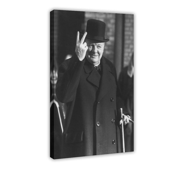 Winston Churchill Poster, The Great British Politician Posters for Entertainment Room Decoration Gifts