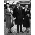 thumbnail image 1 of Winston Churchill With His Wife History (24 x 36), 1 of 2