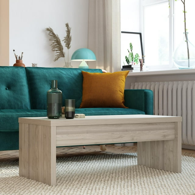 Winston Lift Top Coffee Table, Light Walnut