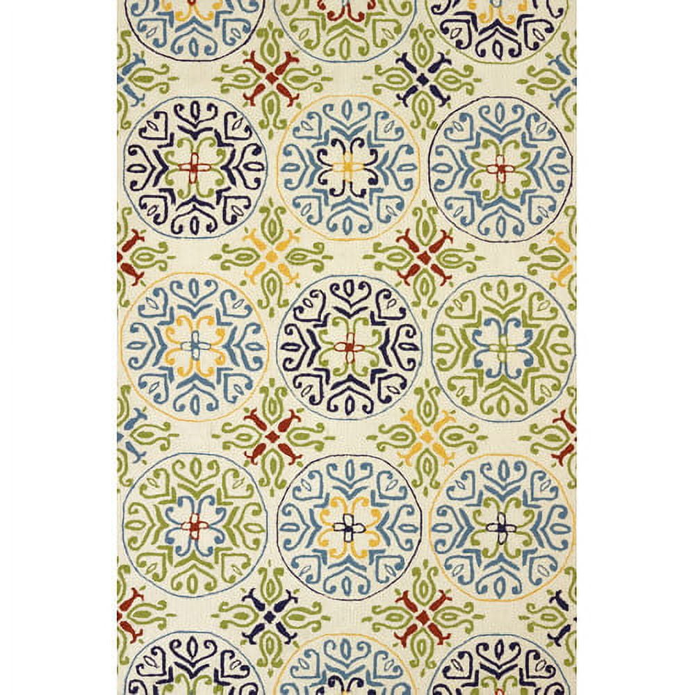 United Weavers Atrium Area Rugs - 1500-21375 Contemporary Multi Rings ...
