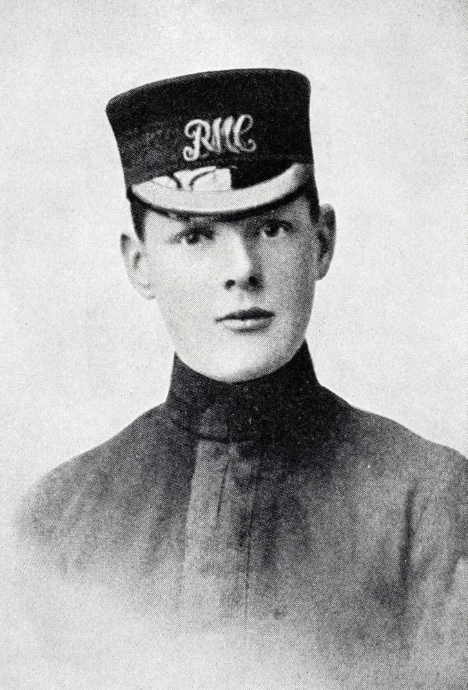 Winston S Churchill 1874 To 1965 As Gentleman Cadet From A Roving Commission By Winston S Churchill Published By Scribners 1930 Canvas Art - Ken Welsh Design Pics (11 x 17)