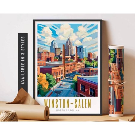 Winston Salem North Carolina Wall Decor