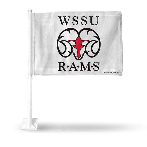 Winston Salem State Rams 11X14 Window Mount 2-Sided Car Flag