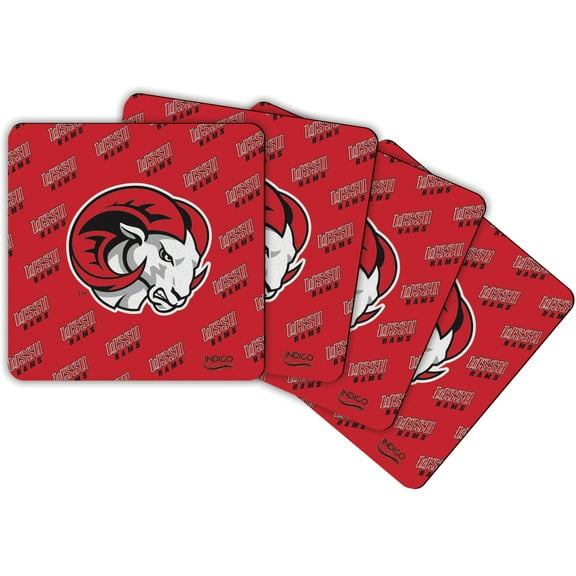 Winston-Salem State Rams Four-Pack Square Repeat Coaster Set