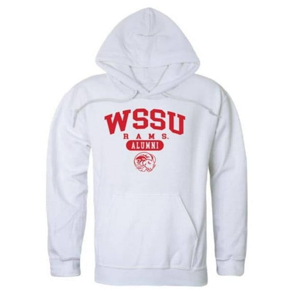 Winston-Salem State University Rams Alumni Hoodie, White - Extra Large
