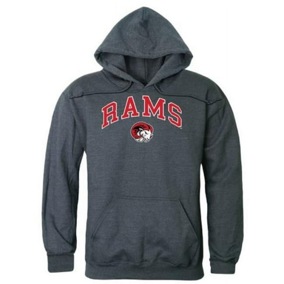 Winston-Salem State University Rams Campus Hoodie, Heather Charcoal - Medium