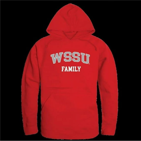 Winston-Salem State University Rams Family Hoodie, Red - 2XL