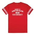 thumbnail image 1 of Winston-Salem State University Rams Property Football T-Shirt, Red - Large, 1 of 1