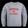 thumbnail image 1 of Winston-Salem State University Rams Seal Crewneck Sweatshirt, Heather Grey - Small, 1 of 1