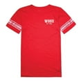 thumbnail image 1 of Winston-Salem State University Rams Women Practice Football T-Shirt, Red - Small, 1 of 1