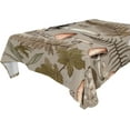 thumbnail image 1 of Coolnut Mushroom Brown Rectangle Tablecloth Waterproof Polyester Table Clothative Stain Resistant & Wrinkle Resistant Washable Table Cover for Dining Table/Party/Camping 54x57 Inch Decor Gift, 1 of 7