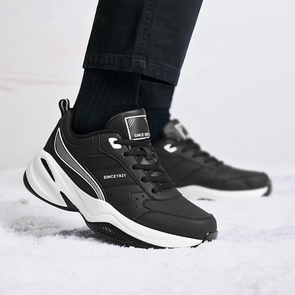 Winter 2025 Men's -Lined Thickened Warm Shoes, Durable Outdoor Travel Shoes, High Quality Sneakers for Men
