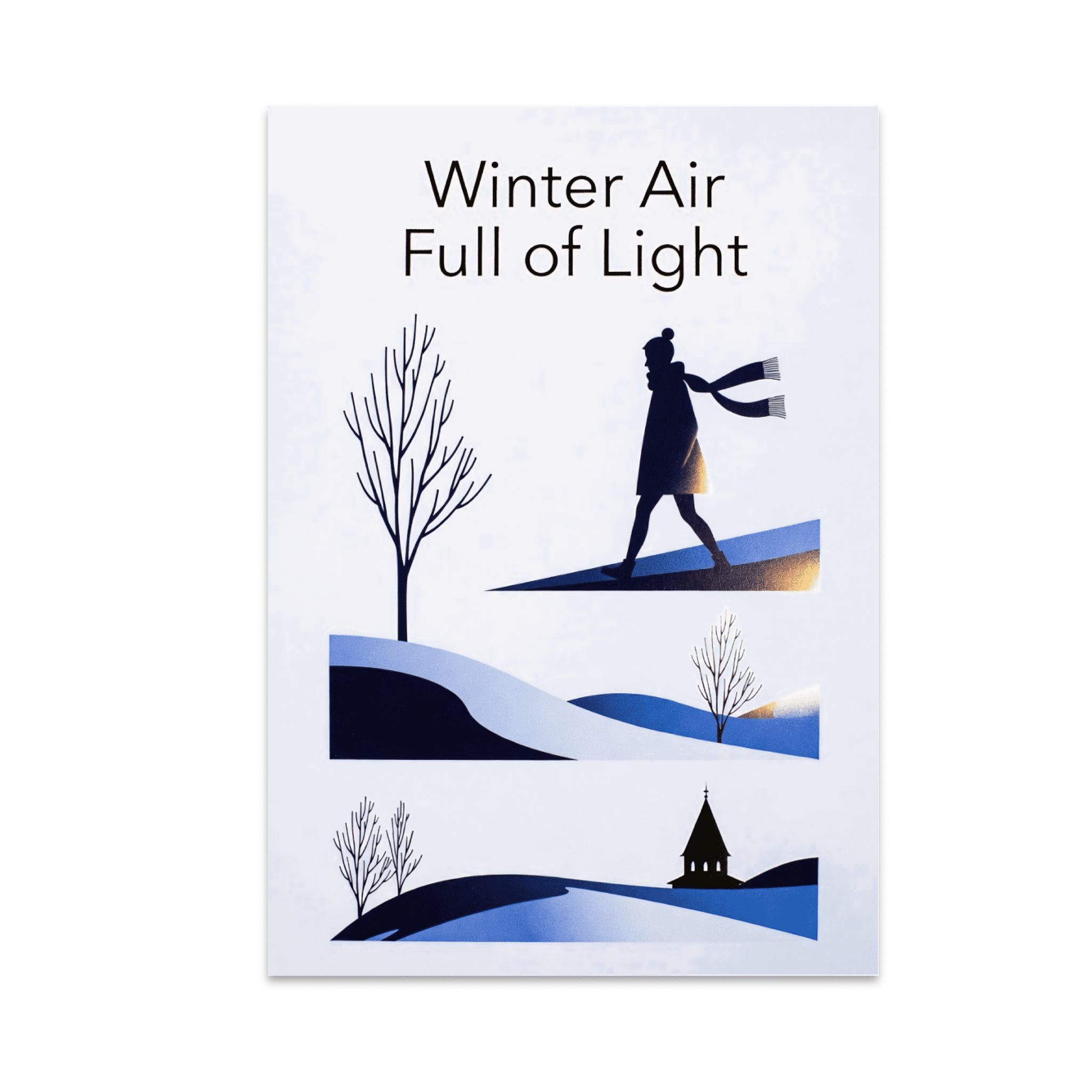 Winter Air Full of Light - Modern Decor Enthusiast - 13x19 Poster Print ...