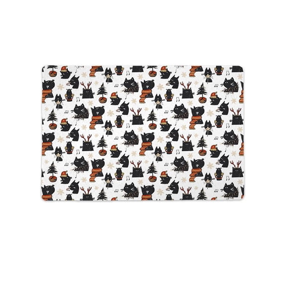 Winter Animals Pattern Mat Rectangle -Image by Shutterstock,