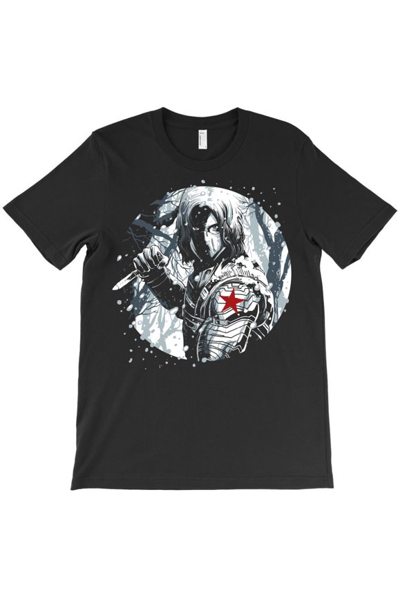 Winter Attack Themed Graphic Design for a Dramatic and Intense Season G26278 Unisex T-Shirt, Up to Size 5XL