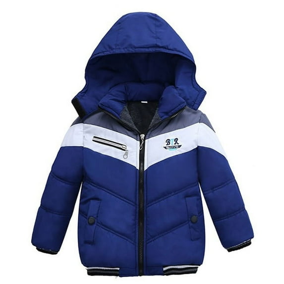 Winter Baby Boys Warm Jacket Fashion 1-5 Years Boys Coat Casual Autumn Hooded Thick Outerwear Coat For Boys Children Clothing