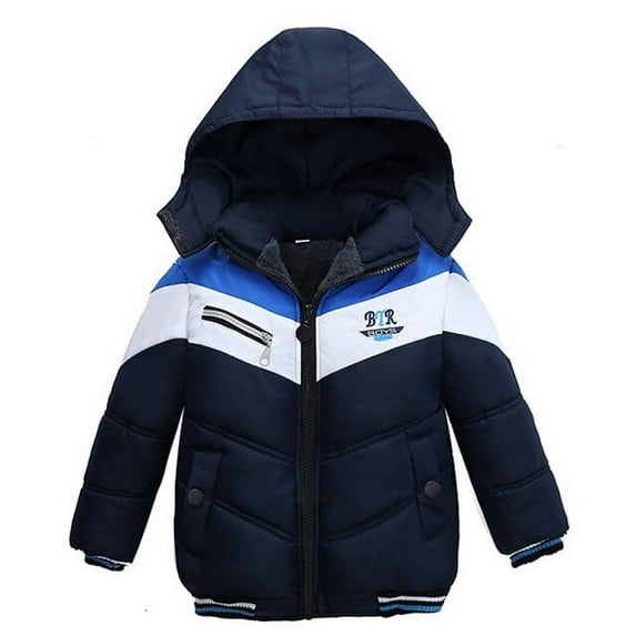 Winter Baby Boys Warm Jacket Fashion 1-5 Years Boys Coat Casual Autumn Hooded Thick Outerwear Coat For Boys Children Clothing