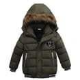 thumbnail image 1 of Winter Baby Boys Warm Jacket Fashion 1-5 Years Boys Coat Casual Autumn Hooded Thick Outerwear Coat For Boys Children Clothing, 1 of 6