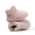 thumbnail image 1 of Winter Baby Solid Color Snow Boots With Thick Short Tube Baby Shoes Outdoor Soft Soled Shoes Girls Snow Boots boys girls shoes, 1 of 6