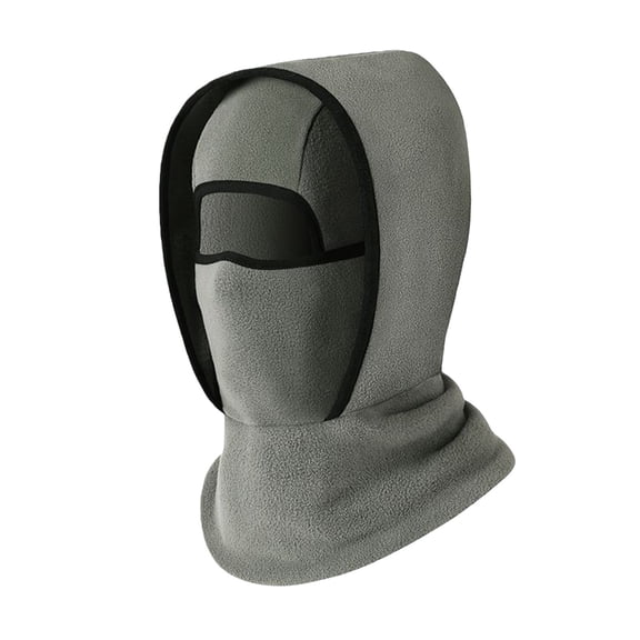 Winter Balaclava Beanie Hat,Warm Ski Mask Balaclava for Men Women, Windproof Fleece Face Cover Hat Neck Warmer for Snowboarding, Motorcycle, Hiking,Thermal Fleece(Grey)