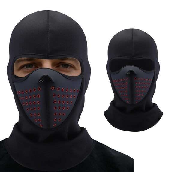 Winter Balaclava Face Mask, Usavan Windproof Thermal Full Face Cover, Soft Breathable Ski Motorcycle Cycling Hood for Cold Weather Outdoor Sports