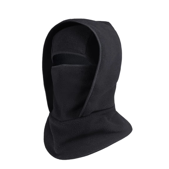 Winter Balaclava Face Mask with Fleece Lining Full Face Cover for Skiing Running Cycling Black