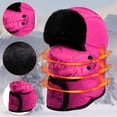 thumbnail image 1 of Winter Balaclava Hat for Men Women, Thermal Face Ski for Cold Weather, Windproof Ear Neck Protection for Outdoor Sports(Hot Pink), 1 of 4