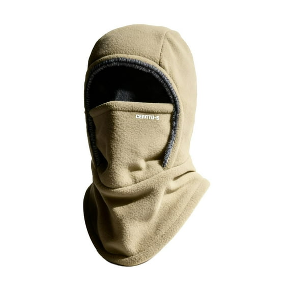Winter Balaclava Ski Face Mask - Balaclava for Men Women Warm Windproof Face Cover Neck Warmer Hood Hat Cold Weather Skiing,Khaki