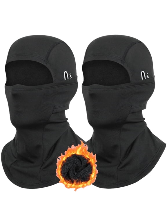 Winter Balaclava Ski Mask for Men Women Windproof Thermal Face Mask Cold Weather Scarf for Cold Weather Gear, Black Cycling Skiing Climbing