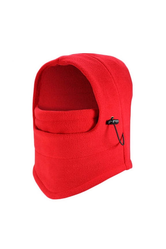 Winter Balaclavas Solid Color-layer Hat Outdoor Sports Cycling Ski Hat Warm Neck Protection Head Cover Face Mask