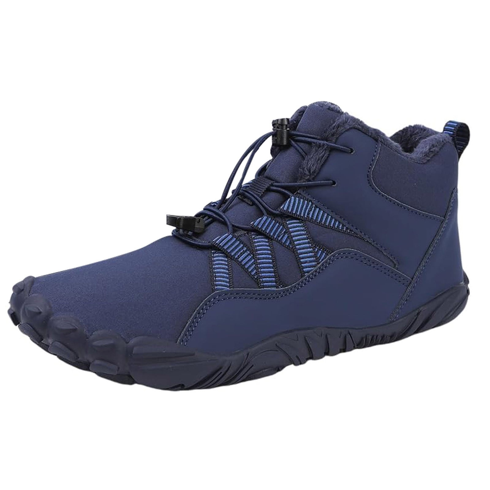 XIMIN Winter Barefoot Hiking Boots Slip On Warm Zero Drop Snow Boot ...