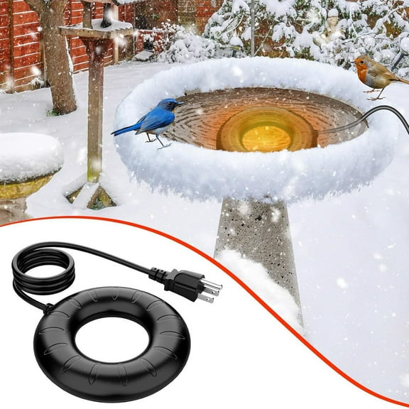 Winter Bath Ice Melter Stock Tank Heat Submersible Water Heat For Livestock Automatic Thermostat Controlle Non-Conductive Deicer