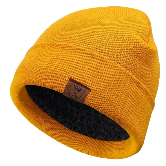Winter Beanie Daily Hat Thermal Polar Fleece Ski Stocking Skull Cap for Men and Women