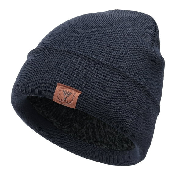 Winter Beanie Daily Hat Thermal Polar Fleece Ski Stocking Skull Cap for Men and Women