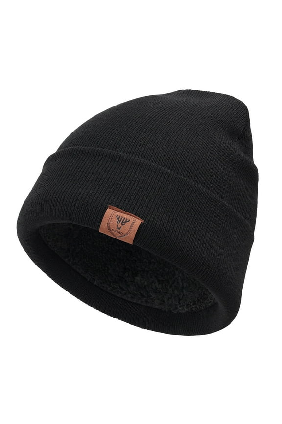 Winter Beanie Daily Hat Thermal Polar Fleece Ski Stocking Skull Cap for Men and Women