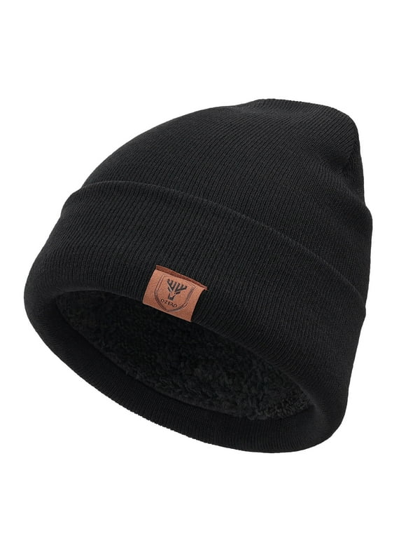 Winter Beanie Daily Hat Thermal Polar Fleece Ski Stocking Skull Cap for Men and Women
