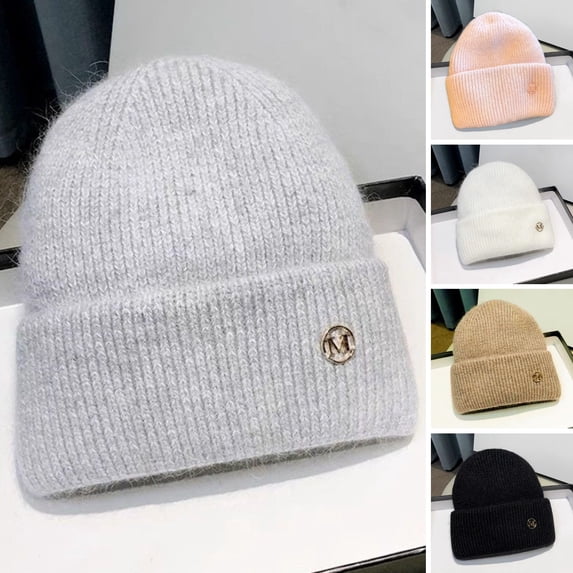 Winter Beanie Hat for Men Women, Warm Cuffed Winter Knit Hat Cap for Running Outdoor Sports