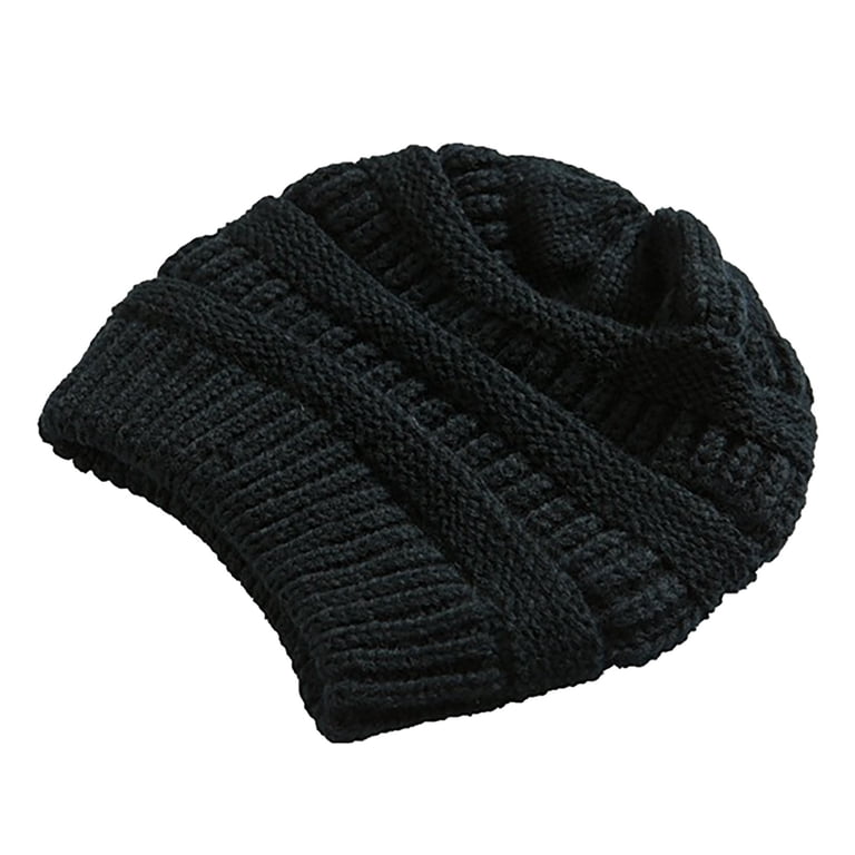 Winter Beanie Hat for Women Thick Soft Cable Knit Chunky  display picture 2
