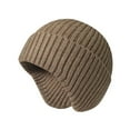 thumbnail image 1 of ZQUUVOU Winter Beanie Hats with Earflap For Men Women Warm Thermal Knitted Caps Coffee, 1 of 4